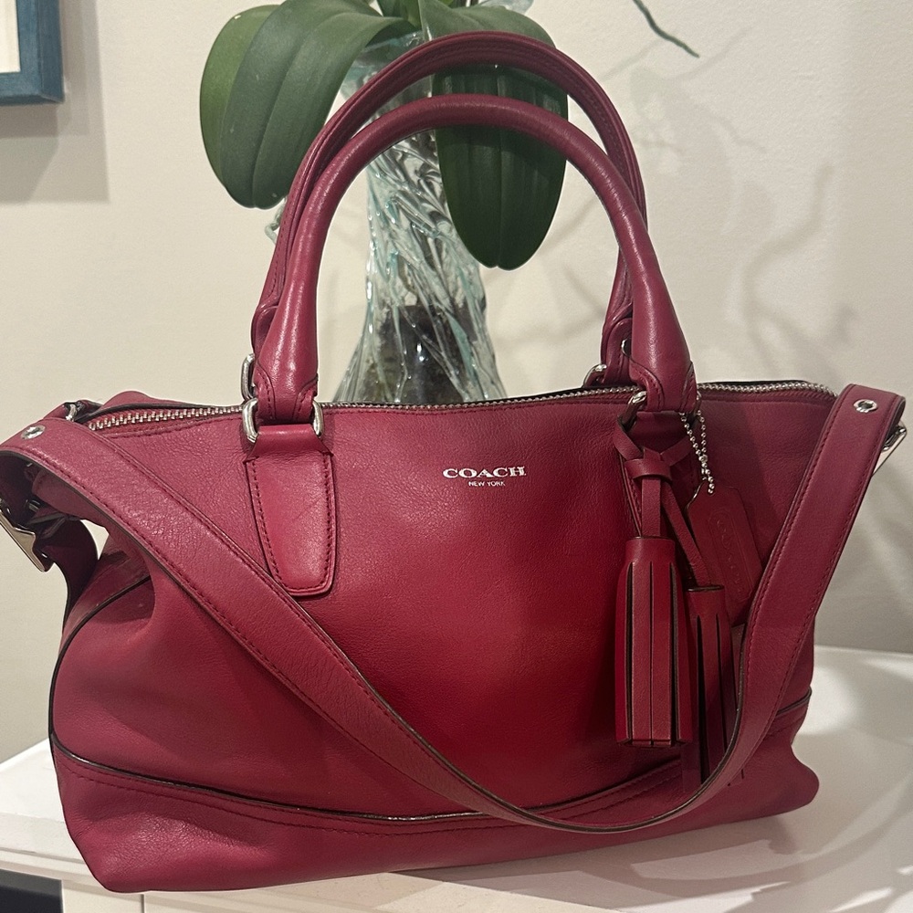 Coach Molly Legacy Leather Satchel